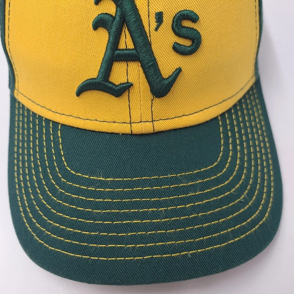 Child Oakland Athletics Hat Snapback 9Forty New Era Green Yellow MLB A's Boys